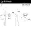 Гигиенический душ WHITECROSS SYSYBI2CPB Медь брашированная фото 3