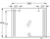 Зеркало Opadiris Оникс 100 фото 3