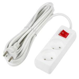 Удлинитель Uniel Ultra S-CU2-5B White
