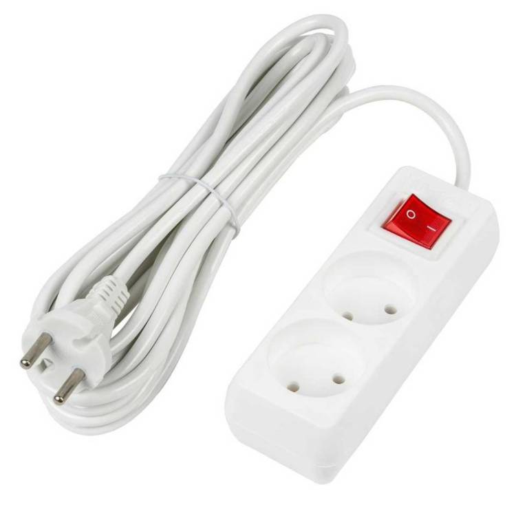 Удлинитель Uniel Ultra S-CU2-5B White