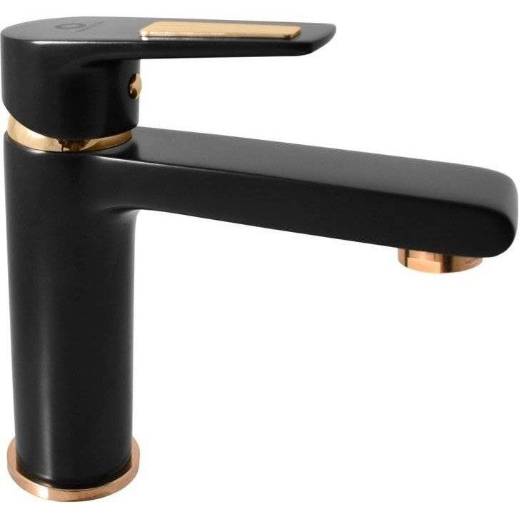 Смеситель для раковины Rav Slezak Colorado CO328.5CMATZ черный матовый, золото