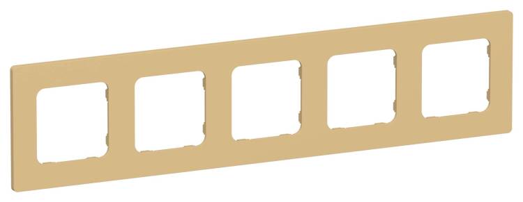 Рамка 5-постовая IEK Flite FI-M52-32-20-K89 шамуа