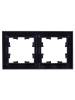 Рамка 2-постовая IEK Brite BR-M22-K02 черный фото 2