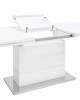 Стол обеденный Stool Group Глазго N-115-160-HGW DUAL глянцевый белый 160(215)x90x75 фото 7