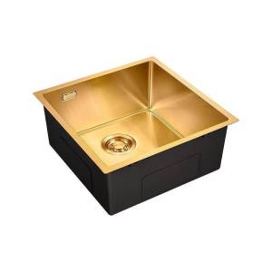 Кухонная мойка EMAR PVD EMB-131 PVD Nano Golden, 42x44