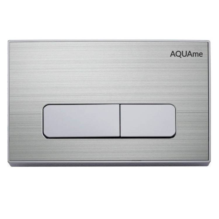 Кнопка смыва AQUAme AQM4105CR металл, хром