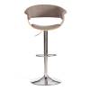 Стул барный Tetchair Vimta (mod.4021S) 21829 бежевый, натуральный, хром фото 5