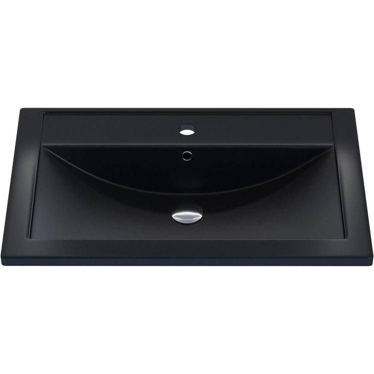 Раковина Uperwood Foster Quartz 291030035 черная матовая, космос, 70x45.5