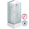 Душевая кабина Niagara Classic NG-1108-14BK (900x900x2000) со средним поддоном (26см),, с полкой фото 2