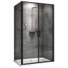 Душевой уголок Abber Sonnenstrand AG04100BC-S80B Черный