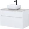 Тумба под раковину Aquanet Nova Lite 90 242268 2 ящика, белый глянец фото 8