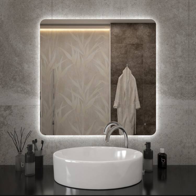 Зеркало Maretti Florenza FL148080P16EL с подсветкой, 80x80 см