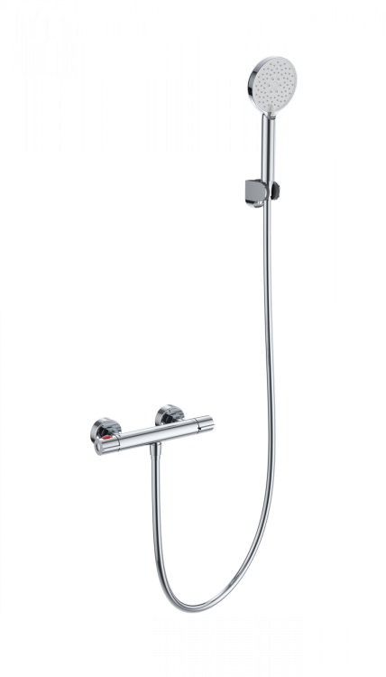 Смеситель для душа Wonzon & Woghand WW-B2063-A-CR с термостатом, хром