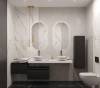 Столешница Armadi Art Flat 869-160-CLCT прямая Calacatta 1610x460x70 фото 2