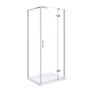 Душевой уголок Cezares BERGAMO-W-A-1-90-C-Cr-R профиль хром, стекло прозрачное, 90x90x195