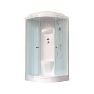 Душевая кабина Royal Bath RB 90HK6-WT с низким поддоном, с сиденьем