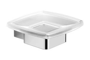 Мыльница Langberger Vico 11315A стекло к стене квадратная