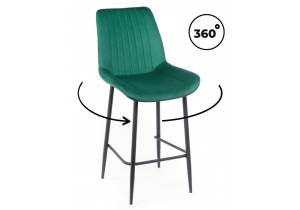 Полубарный стул Notta Седа 360 632616 Зеленый (zd 667) / черный np