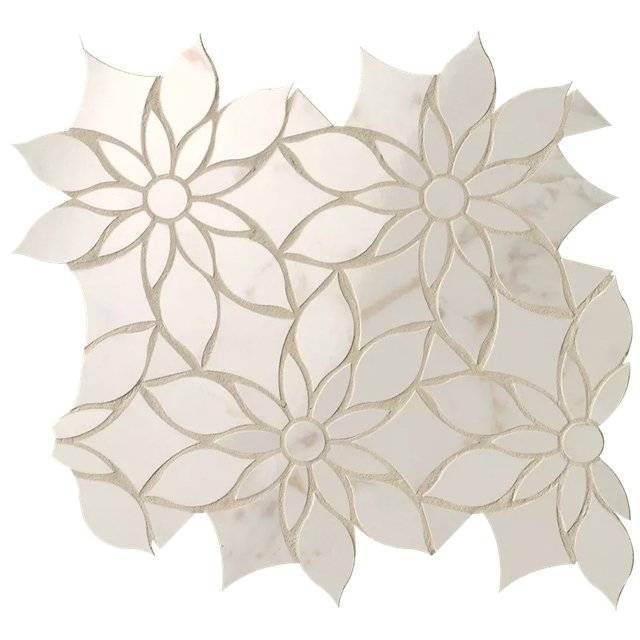 Мозаика FAP Ceramiche Roma Gold fQKW Calacatta Delicato Daisy Mosaico 29x31.9