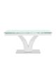 Стол обеденный Stool Group Верона DT-43-160-HGW DUAL глянцевый белый 160(220)x90x75 фото 2
