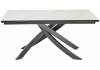 Стол Woodville Estebio 593890 kl-99 итальянская керамика белый мрамор матовый/серый металлик 160(240)x90x76 фото 3