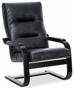 Кресло Leset Оскар 4687203506230 венге/черный Dundi 109