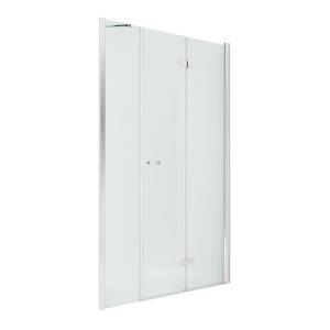 Дверь в нишу NEW TRENDY NEW SOLEO PLUS R 130x195 D-0154A/D-0094B (хром)