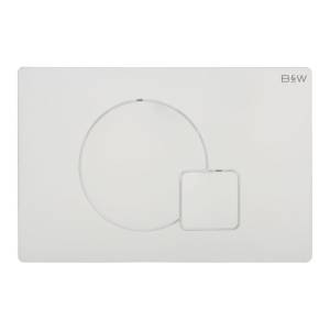 Кнопка смыва Black&White WPI-09521 24.4x16.2 Glossy Ivory