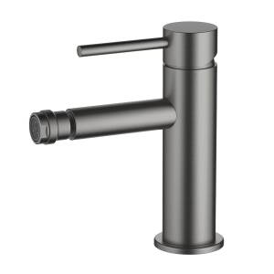 Смеситель для биде Aquatek Европа AQ1318BGM черный хром шлифованный
