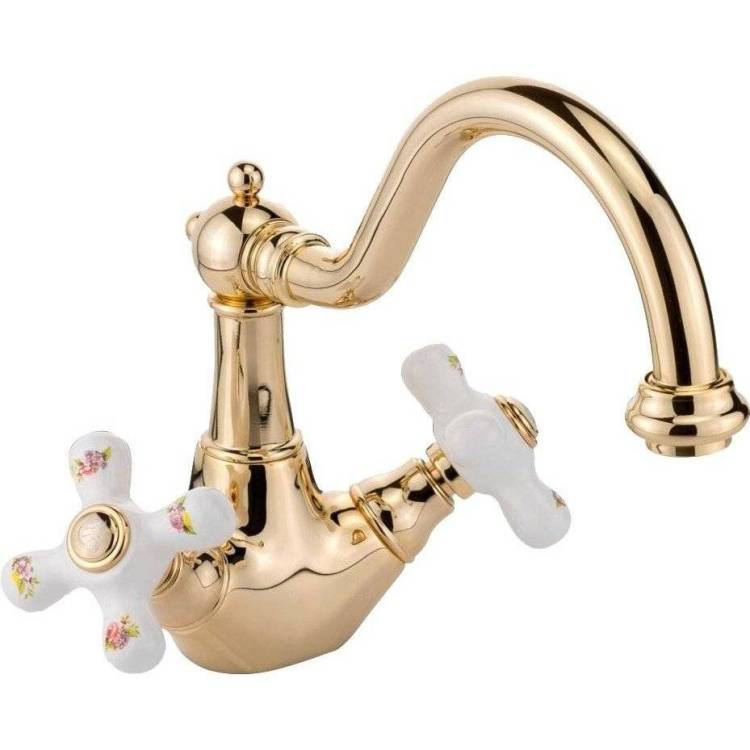 Смеситель для раковины Migliore Provance 19482 золотой