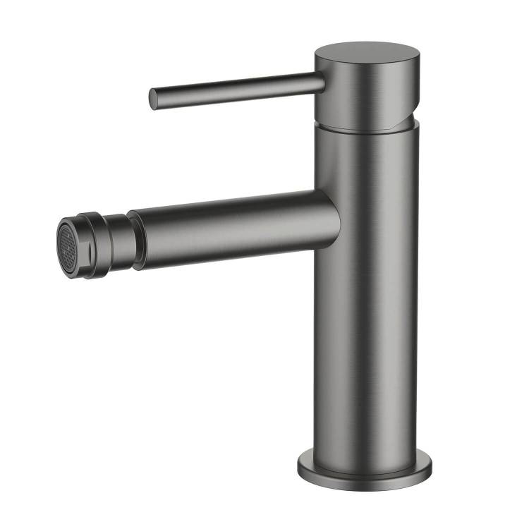 Смеситель для биде Aquatek Европа AQ1318BGM черный хром шлифованный