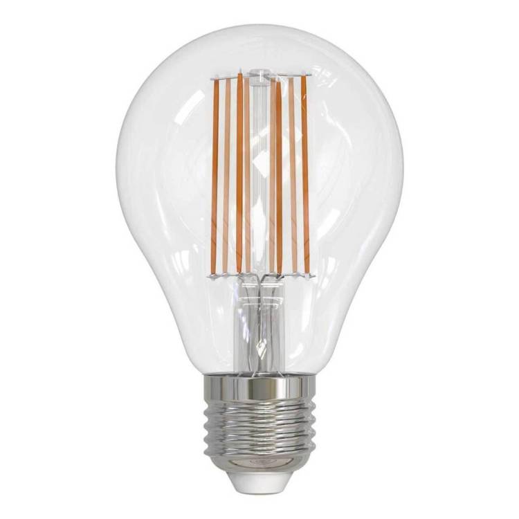 Лампа светодиодная филаментная Uniel LED-A70-17W/3000K/E27/CL PLS02WH