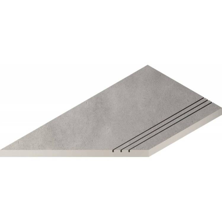 Бордюр Italon Миллениум X2 620090000749 Бортик Сильвер Левый Грип 30x60