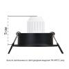 Светильник потолочный встраиваемый Arte Lamp Tarf Mini A2067PL-1BK фото 2