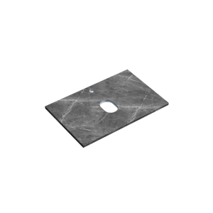 Столешница Sancos TT70A1X с отверстием под смеситель, Black Sky, 70x46