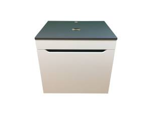 Тумба под раковину Sintesi STL.W7016 белый, черный