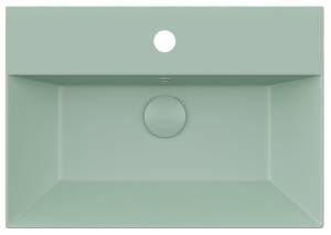 Раковина Isvea SistemaZ Frame 10SF50060SV-2T мятно-зеленый матовый, 60x42