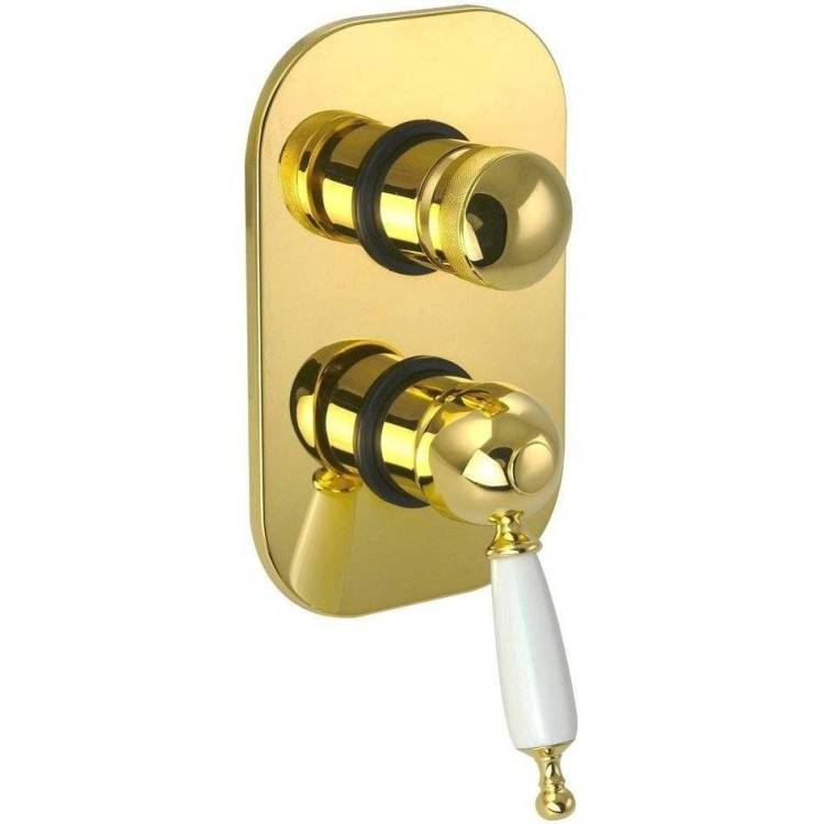 Смеситель для ванны Migliore Oxford 19176 с внутренней частью, золотой