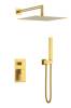 Душевой комплект Boheme Qubic 474-3-MG Matt Gold