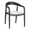 Стул Tetchair Baldur 24406 черный, бежевый лен