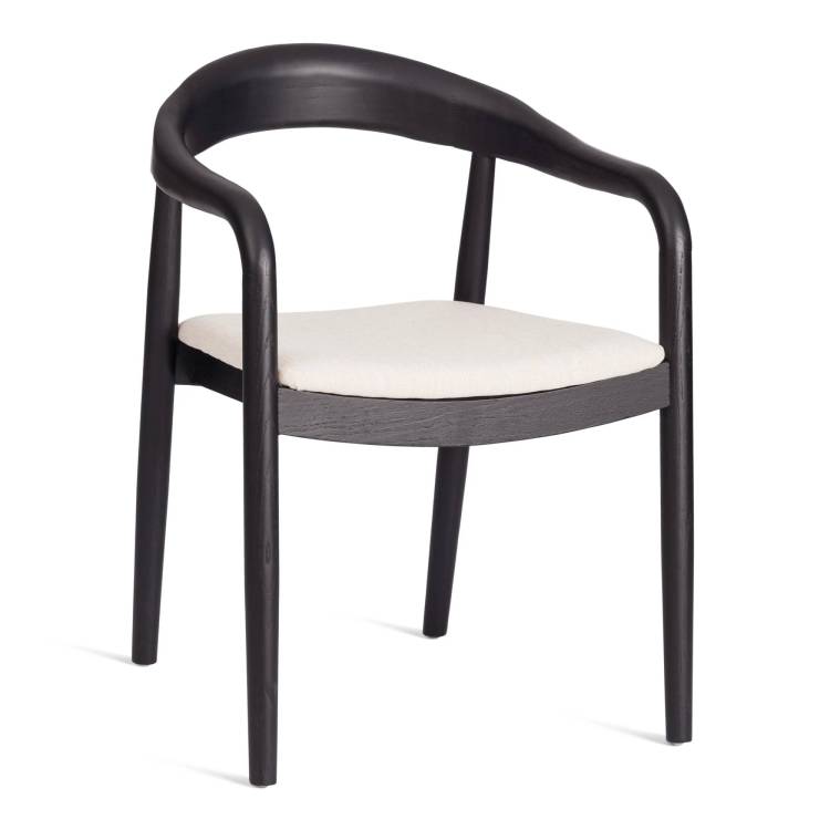 Стул Tetchair Baldur 24406 черный, бежевый лен
