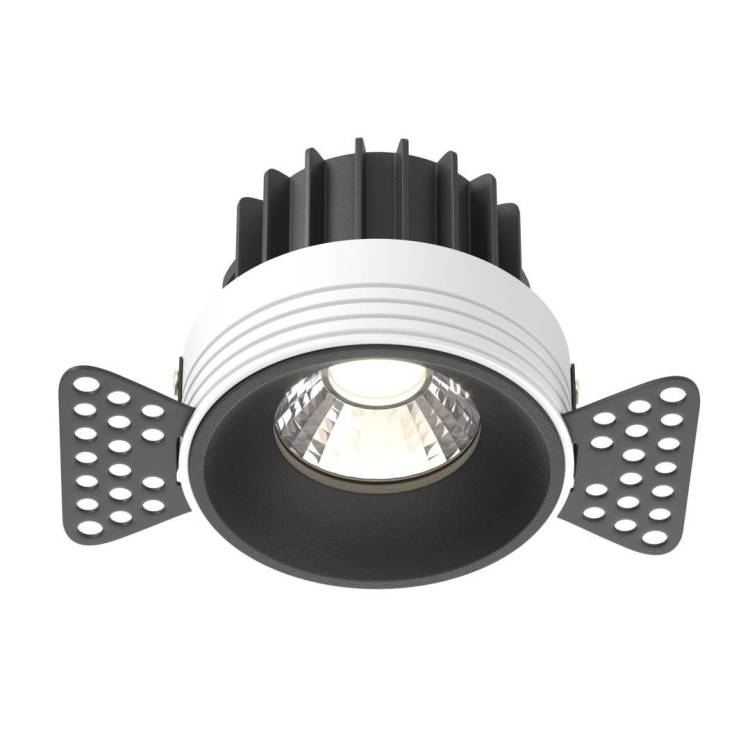 Встраиваемый светильник Technical Round DL058-12W4K-TRS-B