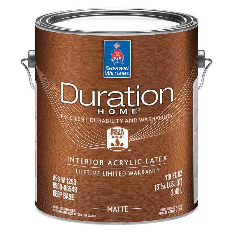 Интерьерная краска Sherwin Williams Duration Home Matt Interior Latex белая 3.8 л