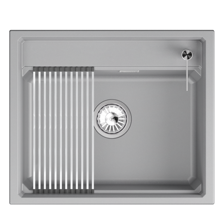 Мойка кухонная Granula Kitchen Space KS-6003i алюминиум