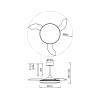 Светодиодная люстра на штанге с вентилятором Mantra Slim Fan 9009 фото 8