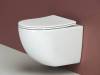 Комплект Унитаз подвесной Ceramicanova Forma CN3009 + Система инсталляции Envision CN1002CH с кнопкой смыва Flat, хром фото 3