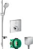 Душевой комплект Hansgrohe Термостат ShowerSelect 15762000 + 26631000 + 26455000 + 01800180