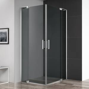 Душевой уголок Cezares Slider A 2 100/110 Grigio Cr профиль хром, стекло серое