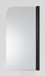 Шторка на ванну Timo TCM-70/03F-6 профиль черный, стекло матовое, 70x140