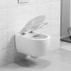 Унитаз подвесной Art&Max Bologna AM211CHR/AM211SC с сиденьем, белый фото 3